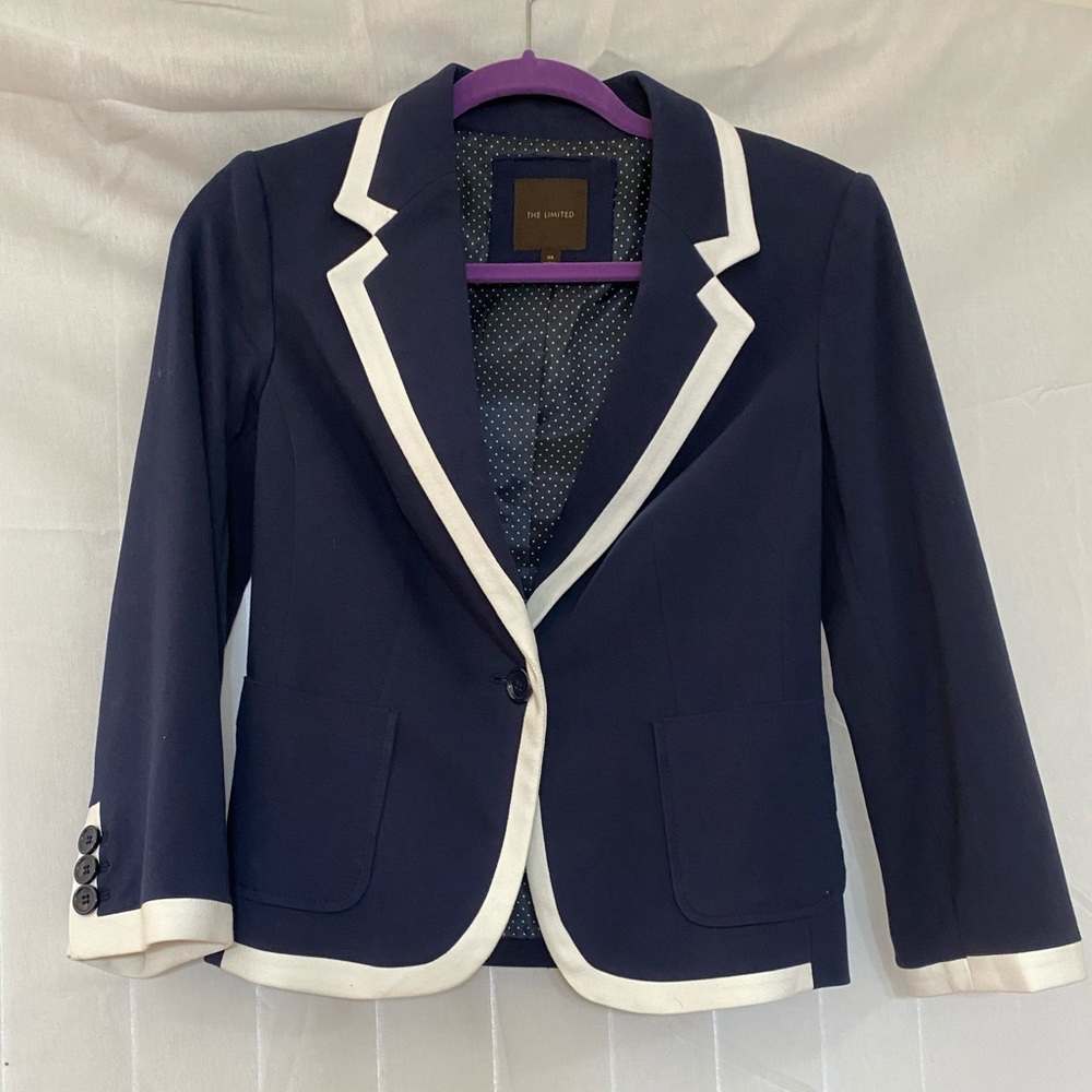 The Limited navy blazer